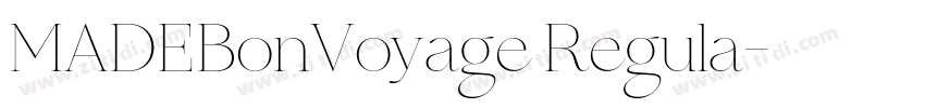 MADEBonVoyage Regula字体转换